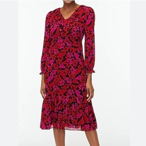 J. Crew Dresses & Skirts - J. Crew Floral MIDI Dress